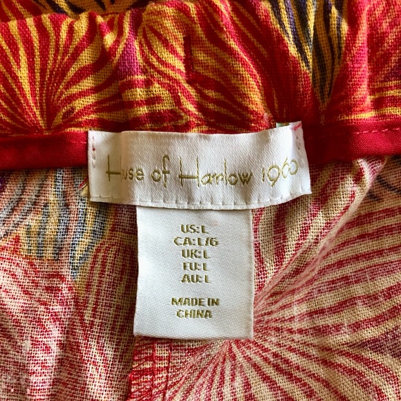 NWT House of Harlow 1960 Linen Floral Shorts - Picture 8 of 9